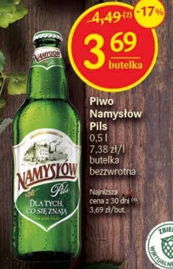 Namysłów Piwo Pils 0,5l