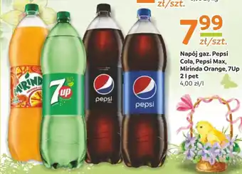 Gama Napój gaz. Pepsi Cola, Pepsi Max, Mirinda Orange, 7UP 2l pet oferta