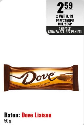 Eurocash Dove Baton Liaison 50g oferta