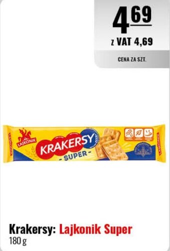Eurocash Lajkonik Krakersy Super 180g oferta