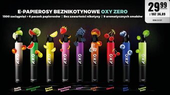 Eurocash OXY E-papierosy beznikotynowe Zero oferta