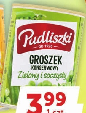 Groszek Pudliszki groszek konserwowy 400 g oferta