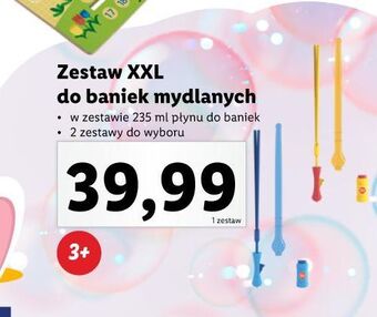 Lidl Zestaw do robienia baniek mydlanych playtive oferta