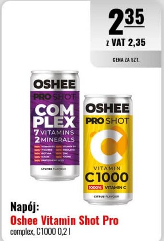 Eurocash Oshee Napój Vitamin Shot Pro 0,2l oferta