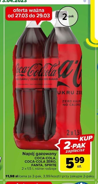 Carrefour Express Napój pomarańczowy fanta oferta