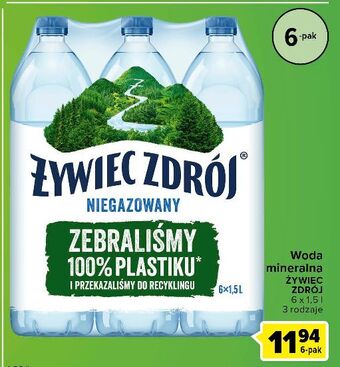Carrefour Express Woda niegazowana żywiec zdrój oferta