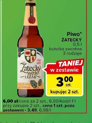 Carrefour Express Piwo zatecky svetly lezak oferta