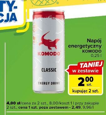 Carrefour Express Napój classic komodo energy drink oferta
