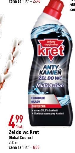 E.Leclerc Żel do wc anty kamień multi action kret oferta