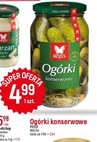 E.Leclerc Ogórki konserwowe motyl oferta