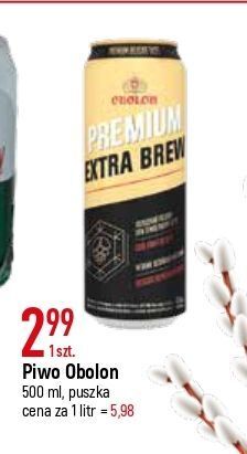 E.Leclerc Piwo obolon premium extra brew oferta