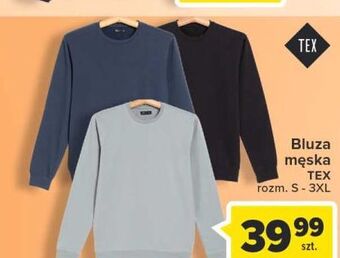Carrefour Bluza męska rozm. s-3xl tex oferta
