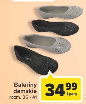Carrefour Baleriny damskie 36-41 oferta