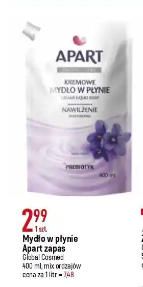 E.Leclerc Mydło w płynie fiołek + prebiotyk apart creamy care oferta