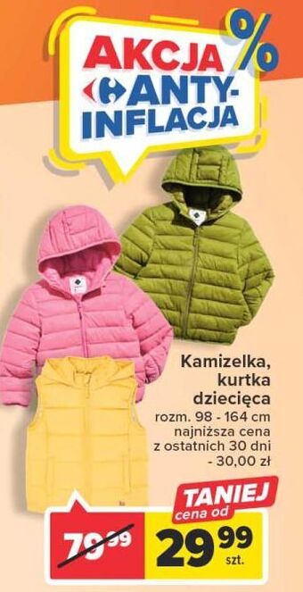 Carrefour Kurtka dziecięca 98-164 cm oferta