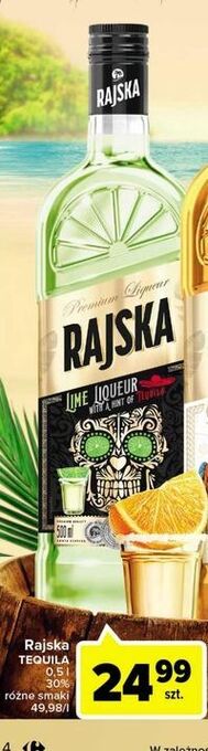Carrefour Likier rajska limonka + tequila oferta
