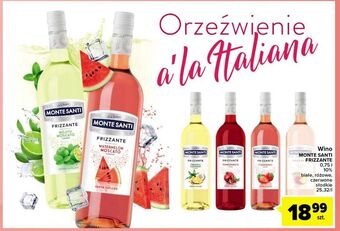 Carrefour Wino monte santi frizzante strawberry oferta