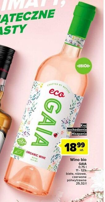 Carrefour Wino eco gaia rose oferta