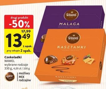 Intermarche Czekoladki wawel kasztanki oferta