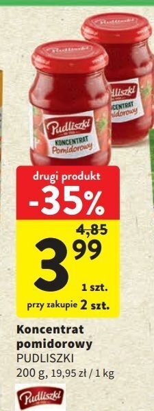 Intermarche Koncentrat pomidorowy 30 % pudliszki oferta