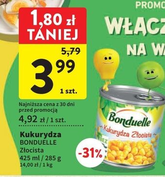 Intermarche Kukurydza złocista bonduelle oferta