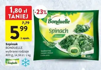 Intermarche Szpinak w liściach bonduelle oferta