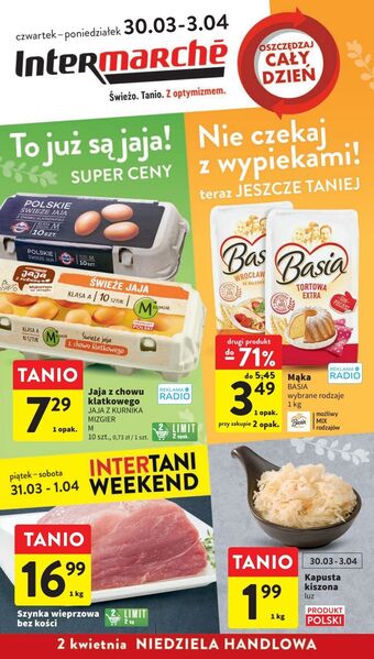 Intermarche Jaja kl. m z kurnika oferta