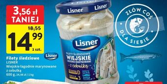 Intermarche Wiejskie filety śledziowe w oleju z cebulką lisner oferta