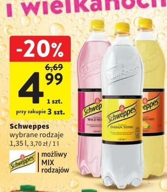 Intermarche Napój russian wild berry schweppes oferta
