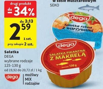 Intermarche Sałatka pikantna z makrelą dega oferta