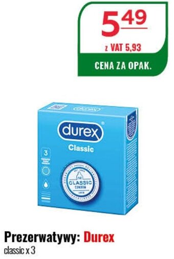 Eurocash Durex Prezerwatywy x3 oferta