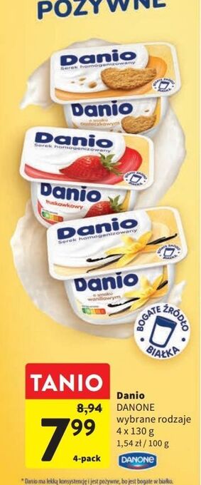 Intermarche Serek wanilia danone danio oferta