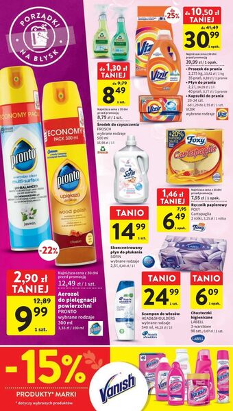 Intermarche Spray do mebli classic pronto wood oferta