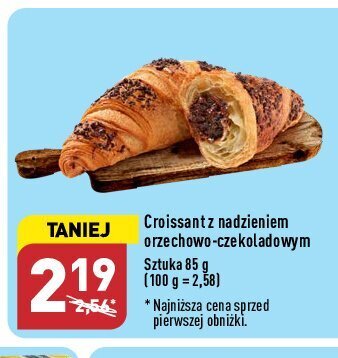 ALDI Croissant czekoladowo-orzechowy oferta