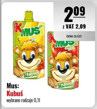 Eurocash Kubuś mus 0,1l oferta