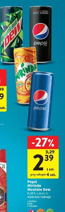 Napój pepsi