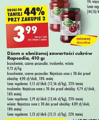 Biedronka Dżem czarna porzeczka oferta