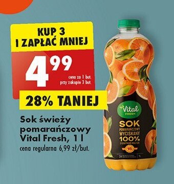 Biedronka Sok pomarańczowy oferta