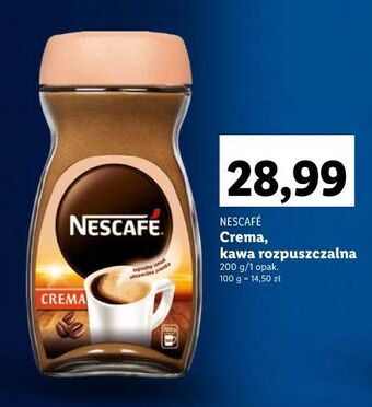 Lidl Kawa nescafe crema oferta