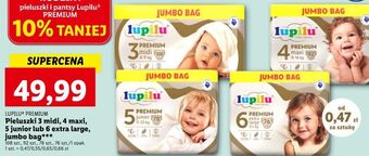 Lidl Pieluchy midi 3 lupilu premium oferta