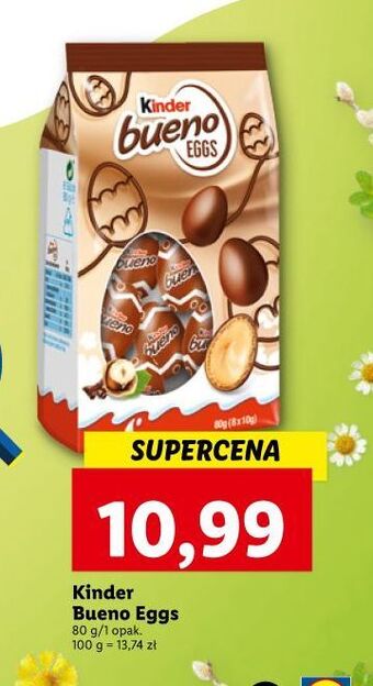 Lidl Jajka orzechowe kinder bueno oferta