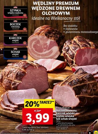 Lidl Karczek wiejski pikok premium oferta