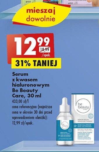 Biedronka Serum do twarzy z kwasem hialuronowym oferta