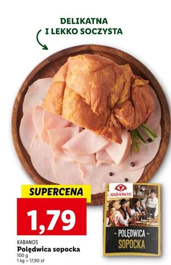 Lidl Polędwica sopocka kabanos oferta