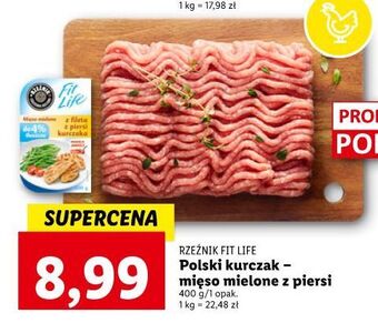 Lidl Mięso mielone z piersi kurczaka rzeźnik codzienna dostawa fit life oferta