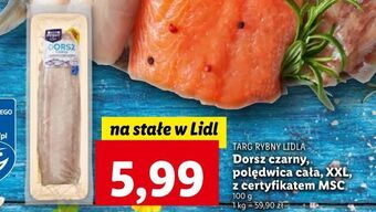 Lidl Dorsz czarny polędwica targ rybny lidla oferta