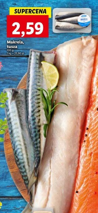Lidl Makrela tusza oferta