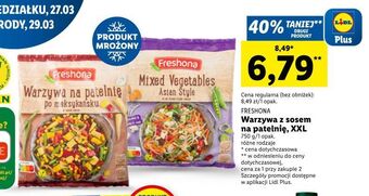 Lidl Warzywa na patelnię po azjatycku freshona oferta