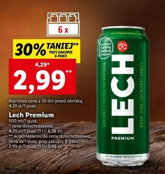 Lidl Piwo lech premium oferta