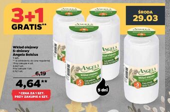 Netto Wkład olejowy angela 5 dni bolsius oferta